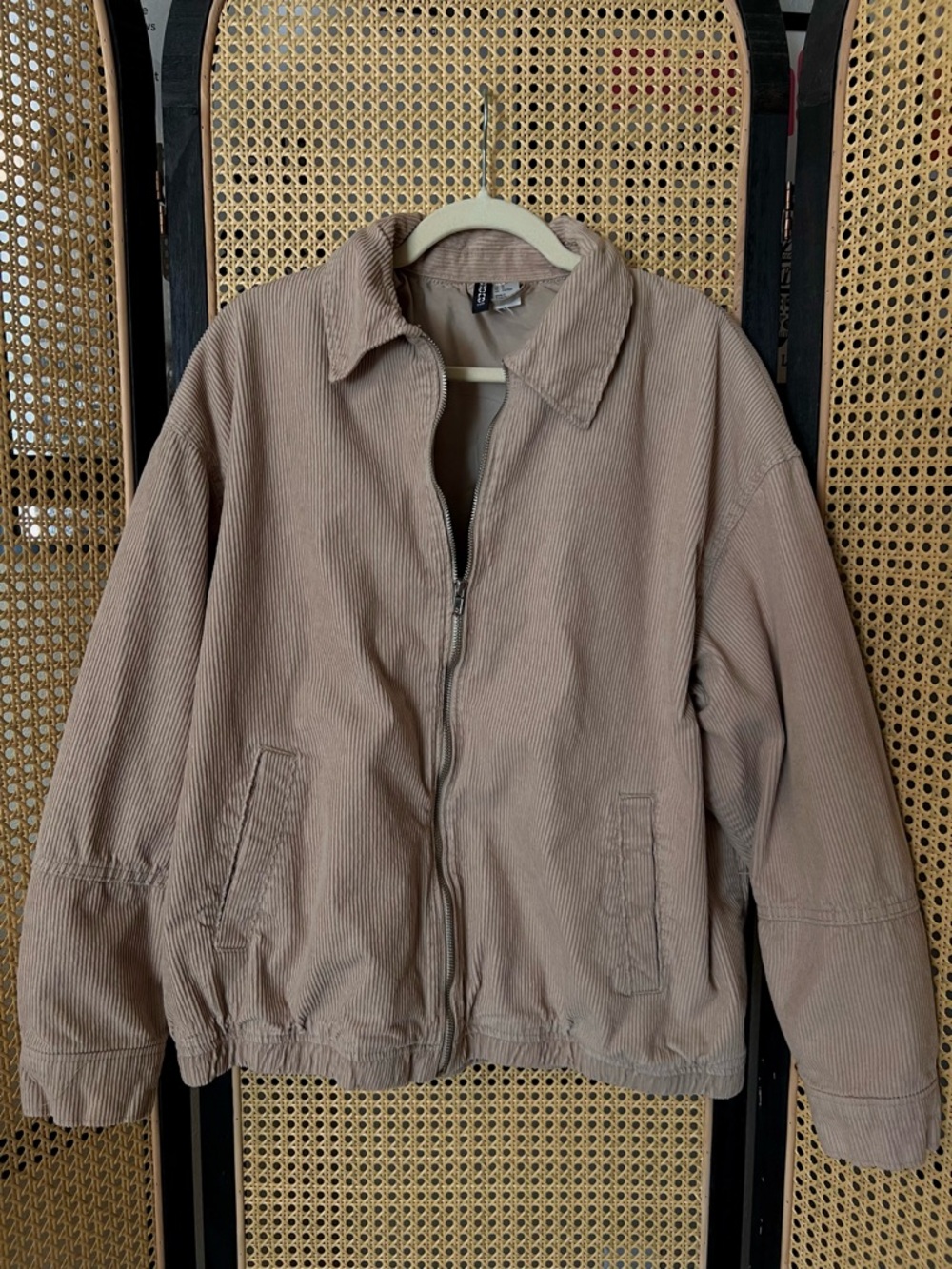 H&M Corduroy Bomber Jacket